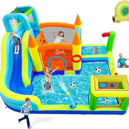 Kids inflatable water park