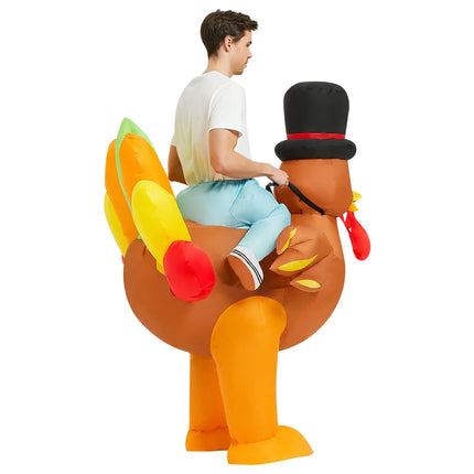 adult blow up turkey costume