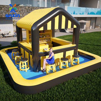 air PVC poolside bar