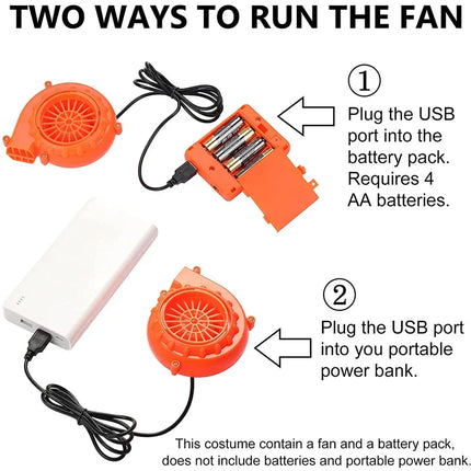 air great white shark costume