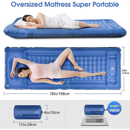 compact thick camping air mattress