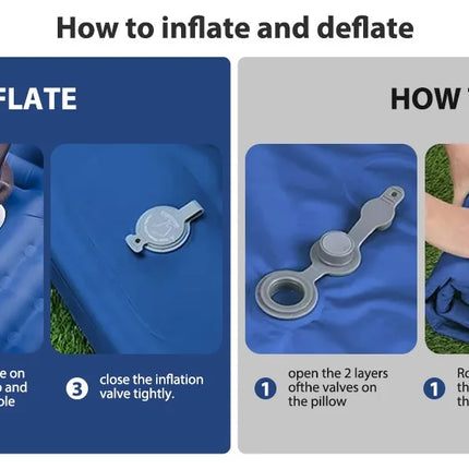 easy to inflate camping mattress