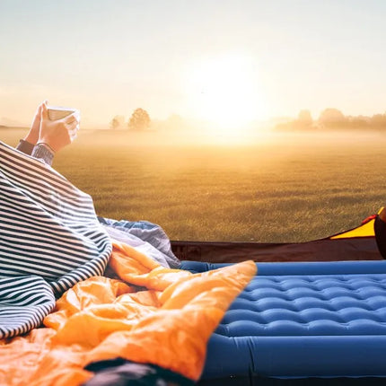 extra thick blow up camping bed