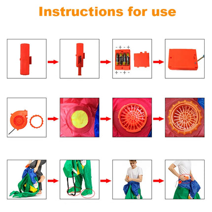 kids dinosaur inflatable costume