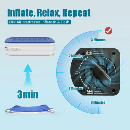 twin size air bed
