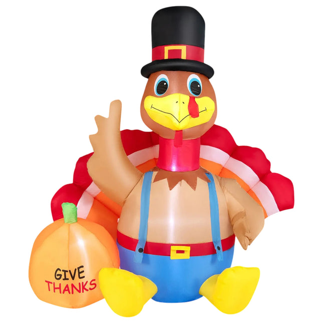 6 ft thanksgiving inflatable turkey