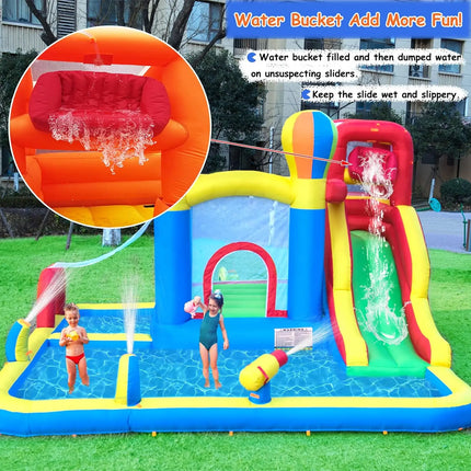 Backyard water park