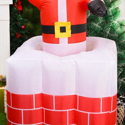 Christmas Santa chimney inflatable