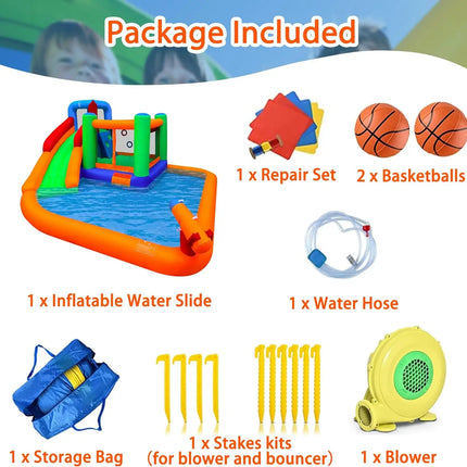 Inflatable Water Park with watergun