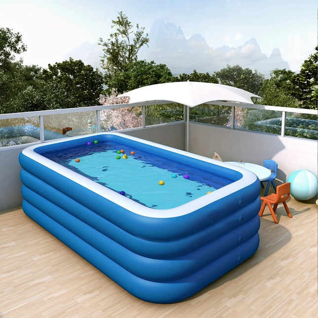 Large blow up pool