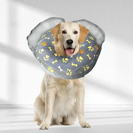 Dog Blow Up Cone Recovery Collar for Dogs & Cats