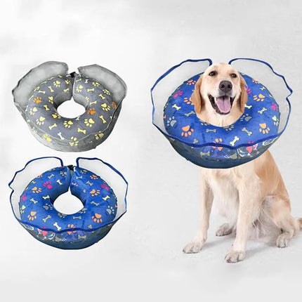 Dog Blow Up Cone Recovery Collar for Dogs & Cats