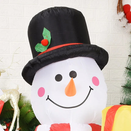 Light-Up Inflatable Snowman