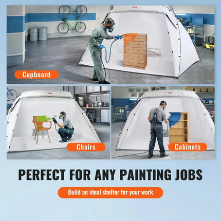 Portable Blow Up Spray Booth Tent for DIY Furniture