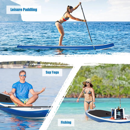 SUP board with adjustable paddle