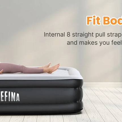 Irefina Twin Inflatable Air Mattress with Built-in Pump