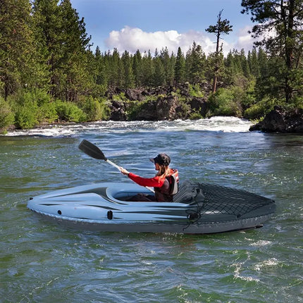 Transparent inflatable kayak