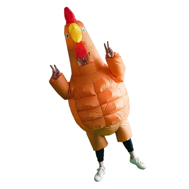 adult inflatable chicken costume