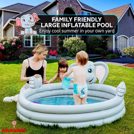 backyard elephant splash pool