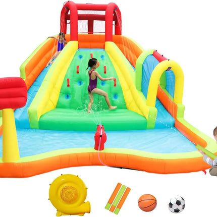 backyard inflatable water park