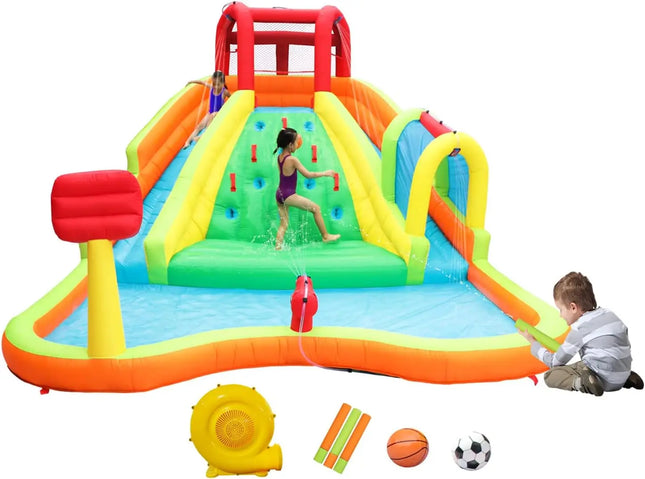 backyard inflatable water park