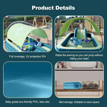 backyard inflatable water slide