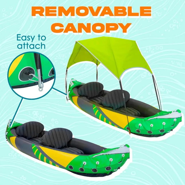 best inflatable kayak with canopy