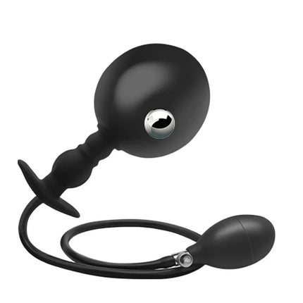 best large inflatable butt plug black