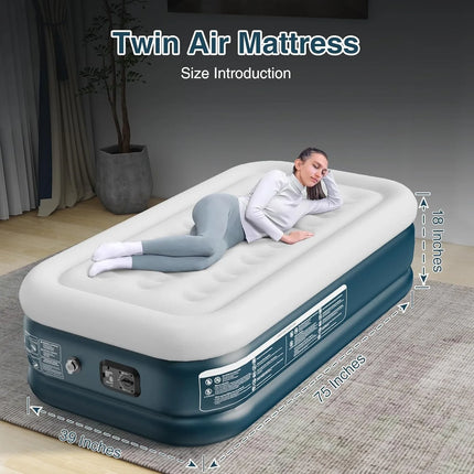 best twin air mattress with built in pump 