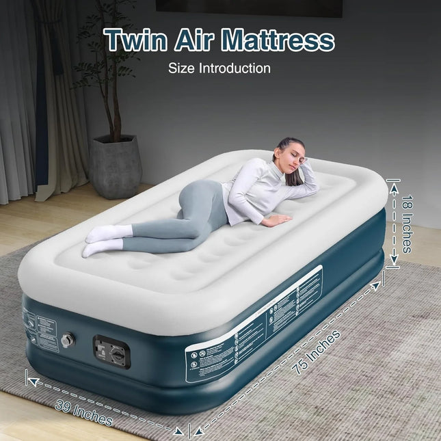 best twin air mattress with built in pump