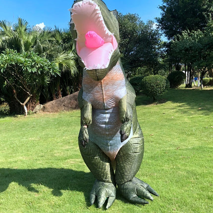 blow-up dinosaur costume