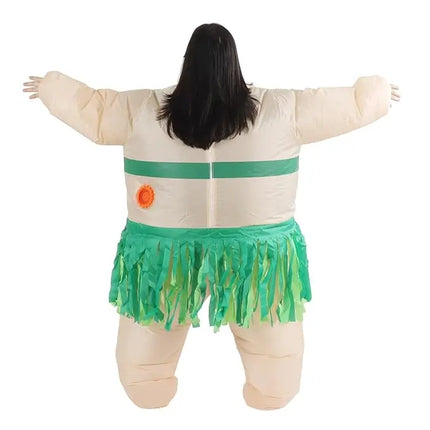 blow-up hawaiian costume