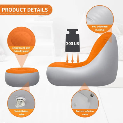 blow-up lounger air sofa