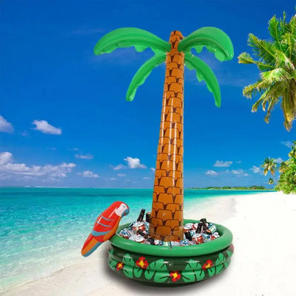 blow-up palm tree cooler