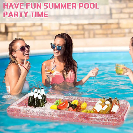blow-up pool snack tray