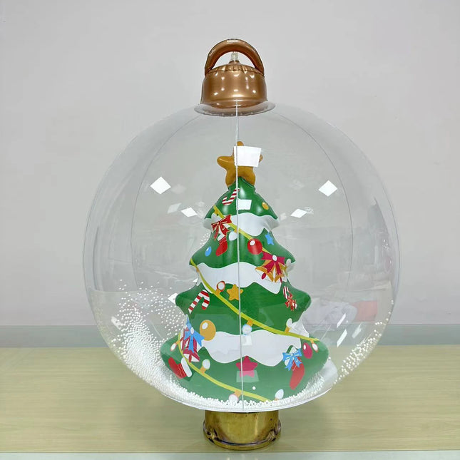 blow up Christmas bauble