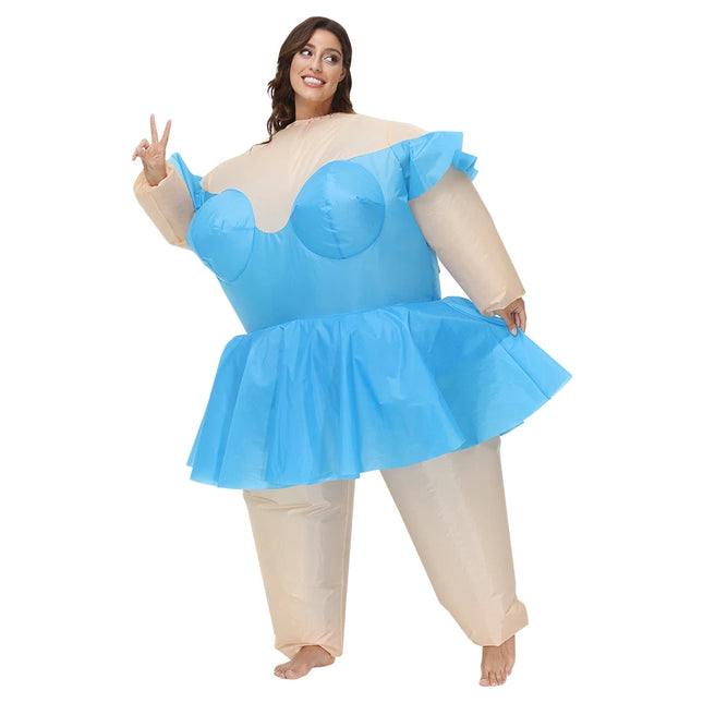 blow up ballerina costume