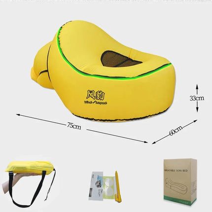 blow up  bean bag couch 