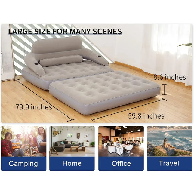 inflatable fold out sofa 