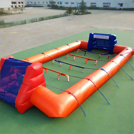 blow up football field games