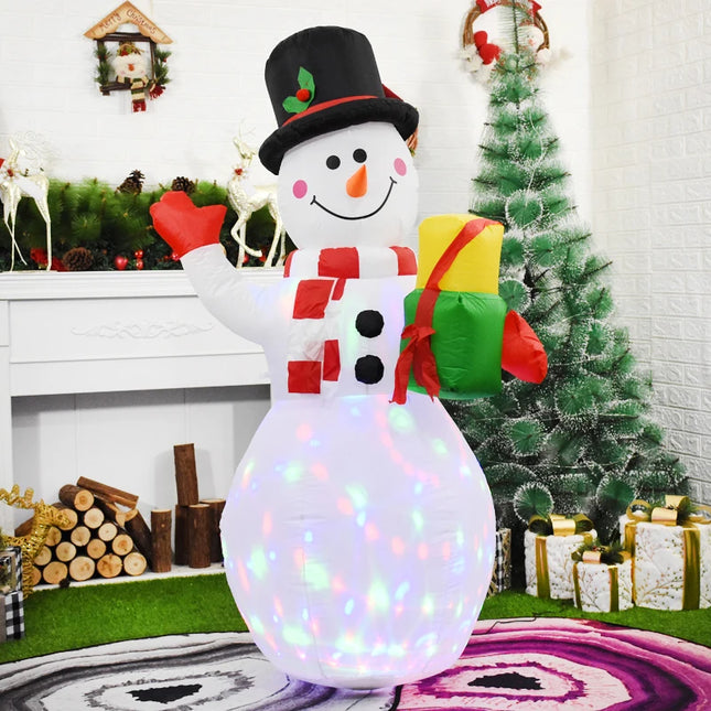 blow up light up snowman