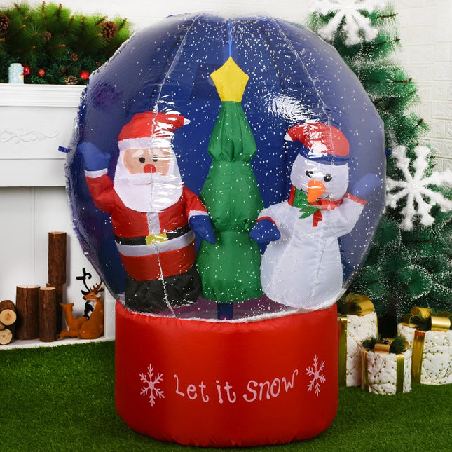 blow up snow globe