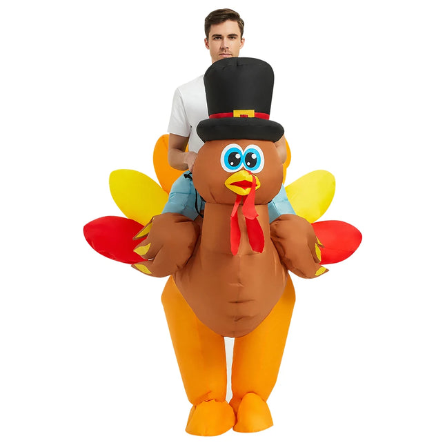 blow up turkey costume