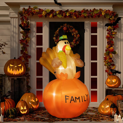 inflatable turkey lawn decoration