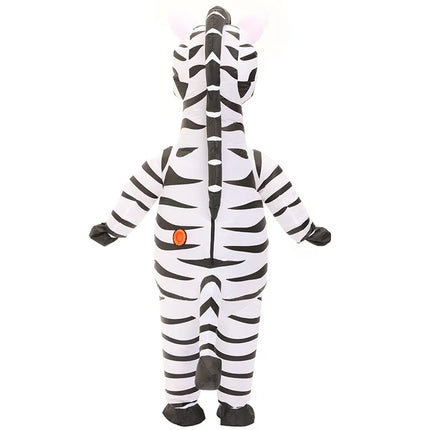 blow up zebra suit