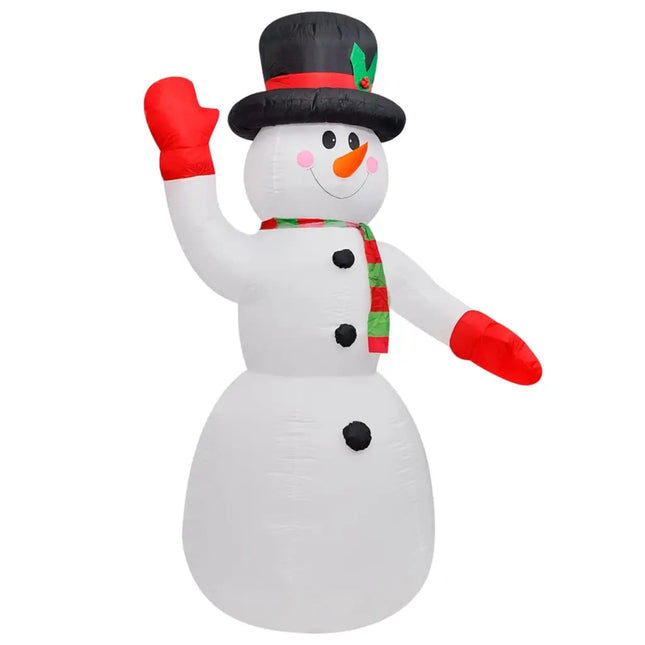 christmas yard inflatables snowman