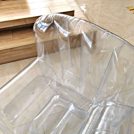 clear inflatable chair