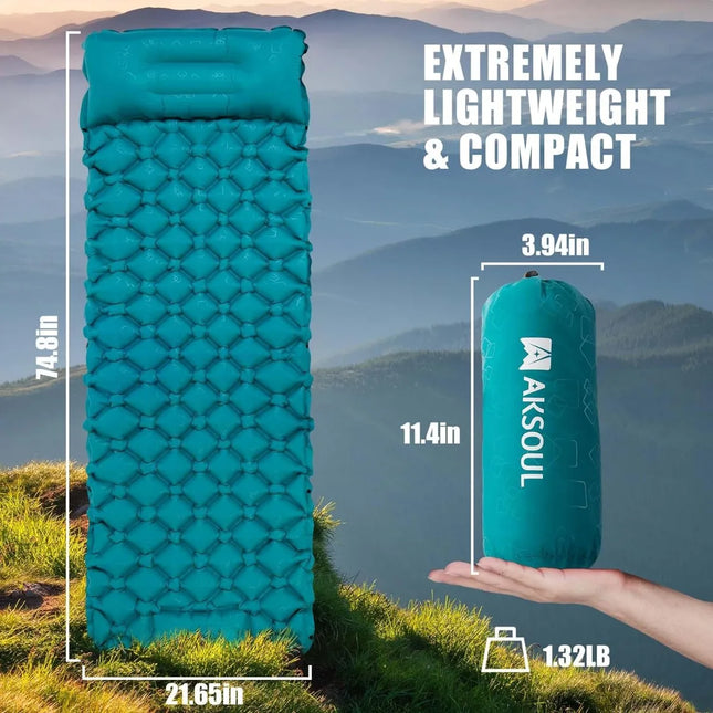 comfy lightweight inflatable sleeping pad