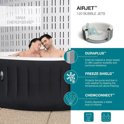 energy-efficient inflatable hot tub