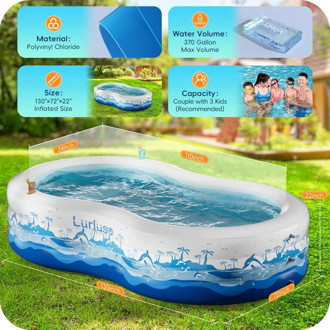 family inflatable pool